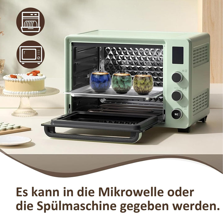 Espressotassen Set, 5 x 110ml Mini Espressotassen, Dickwandig Tassen aus Steingut, Keramik Kleine Ka