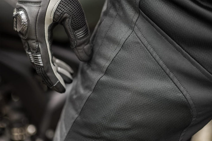 SHIMA JET Motorradhose Herren - Sommer Verstärkte Motorcycle Tourenhose Männer aus Mesh Textil mit W