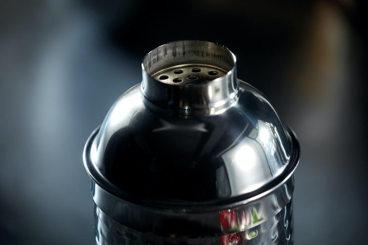 BarCraft, Luxuriöser Cocktail-Shaker in Deluxe-Silber für die Zubereitung von Cocktail-Mixgetränken,