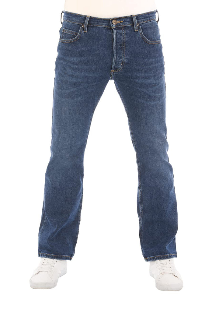 Lee Jeans Herren Stretch Bootcut Denver Jeanshose Hose Denim Blau 32 33 34 36 38 40 42 44 46 30W / 3