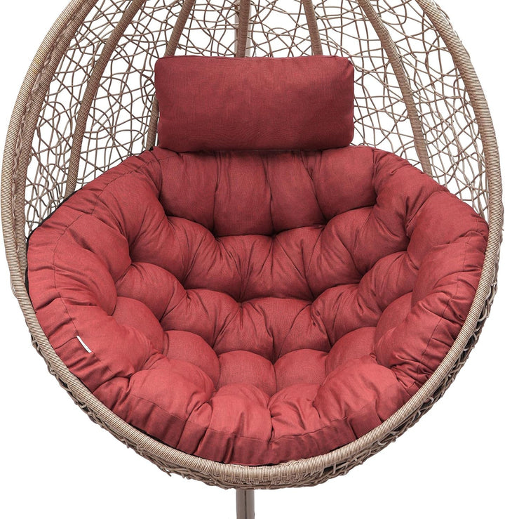 PillowPrim Hängesessel Kissen, Auflage für Polyrattan/Rattan Hängeschaukel, Polster, Hängekorb, Scha