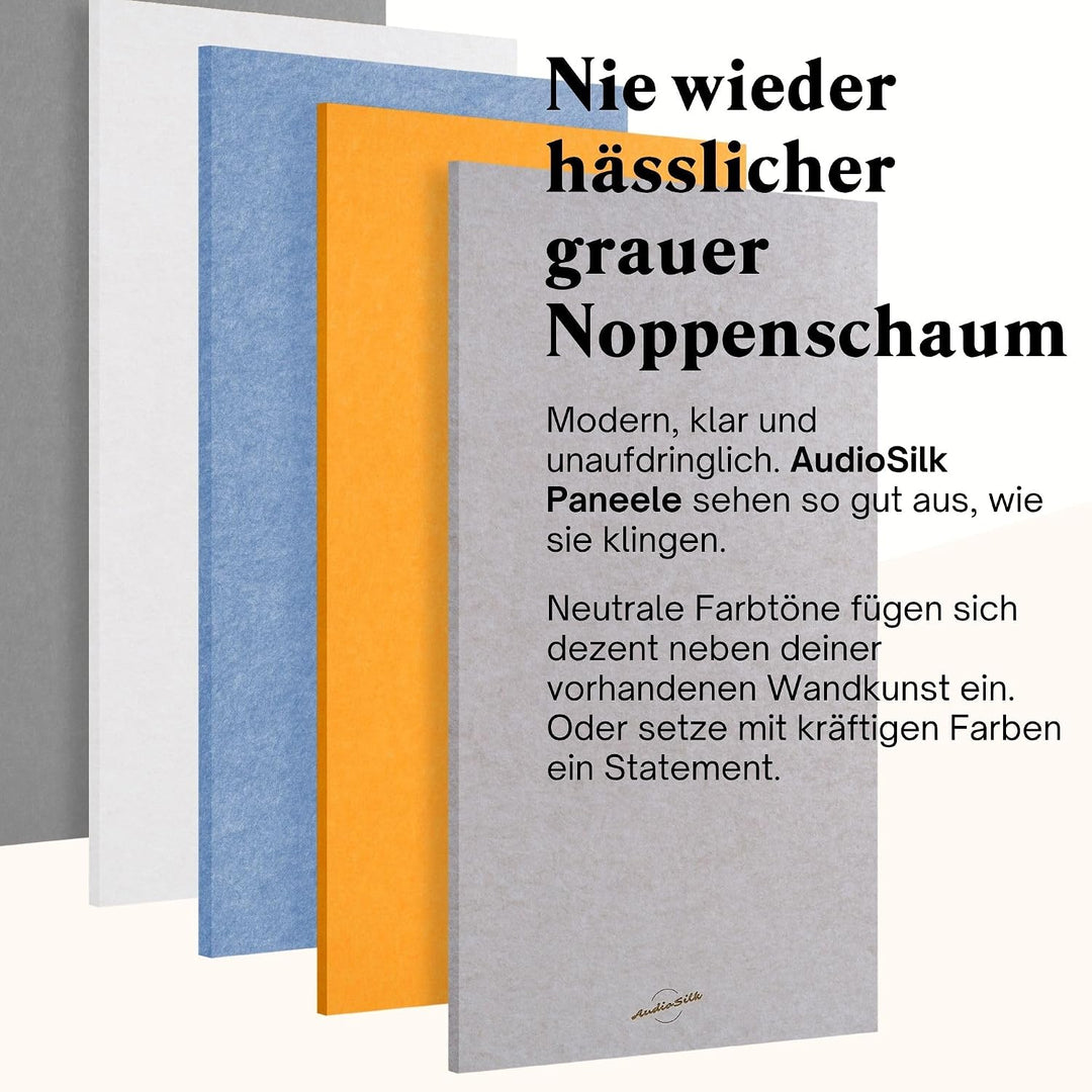Akustikpaneele, 2er-Pack, gross, 116 x 58cm, Zartblau 2 Paneele Zartblau, 2 Paneele Zartblau