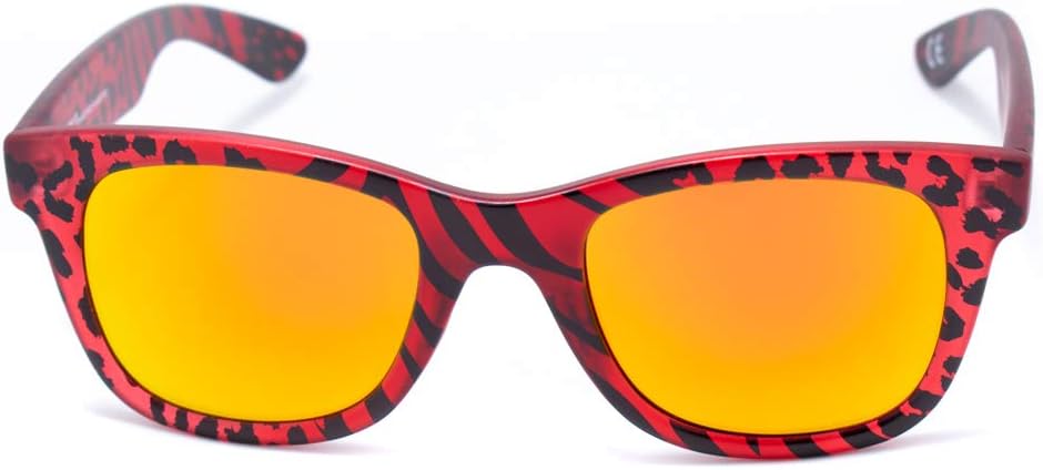 Italia Independent Unisex-Erwachsene 0090-053-IBR Sonnenbrille, Rot (Rojo), 50