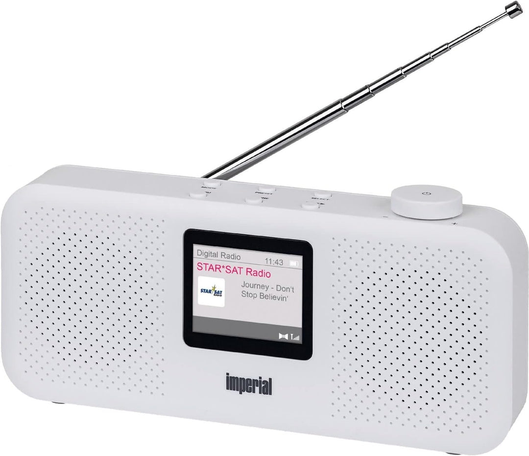 IMPERIAL DABMAN 16 - DAB Radio (DAB+ / DAB / UKW, Stereo, Digitalradio, Farbdisplay, Batteriebetrieb