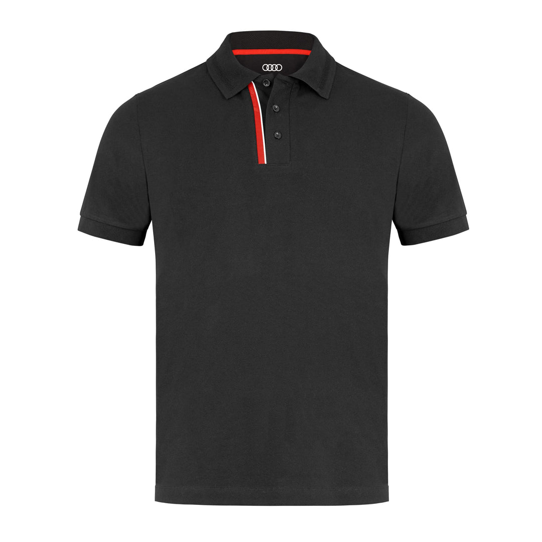 Audi Sport Herren Poloshirt Schwarz (M) M Schwarz, M Schwarz