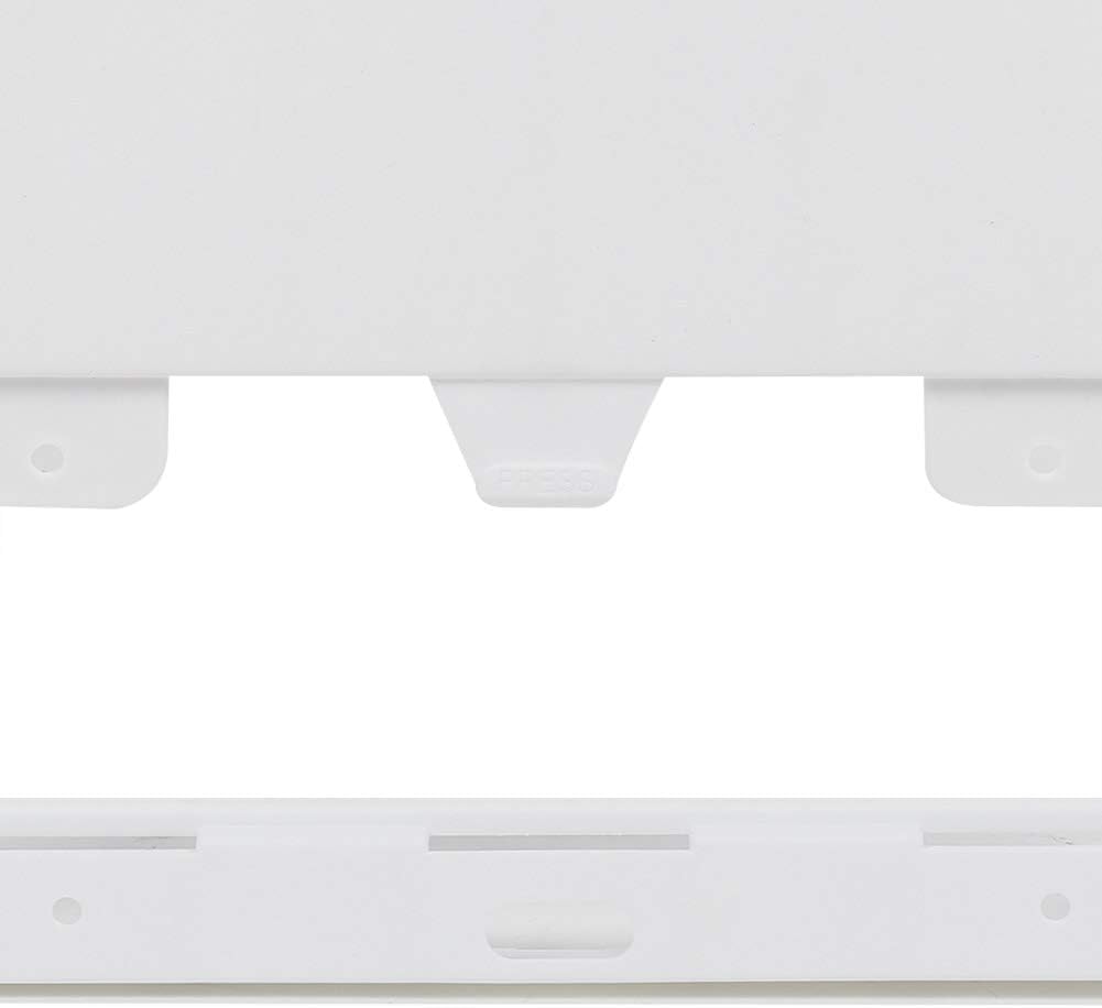 WNSC Hundetür, frei grosse Grösse Safe 43 × 36 × 5 cm Haustier Eingangstür für Wand(White), White