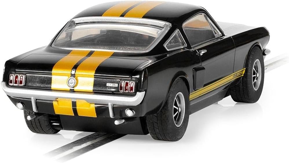 Scalextric C4542 Shelby Mustang GT350H – Hertz Edition Cars – USA/Klassiker ab 3 Jahren, Black and G