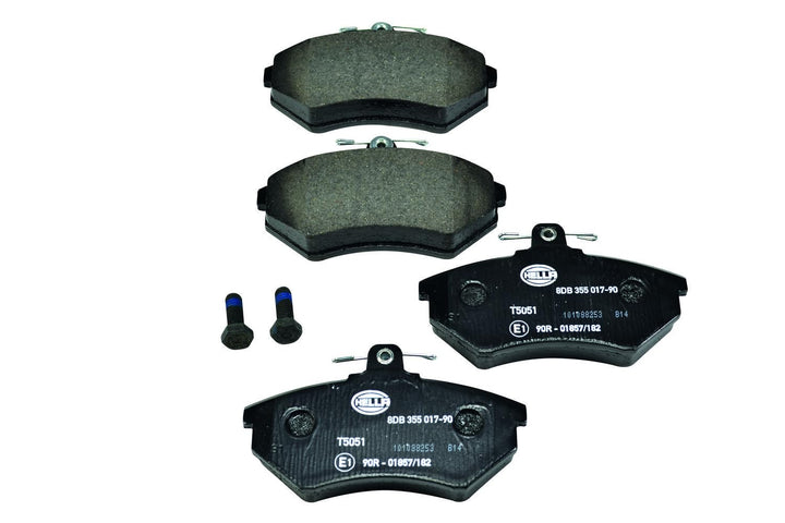 HELLA PAGID 8DB 355 017-901 Bremsbelagsatz - T5051 - Dicke/Stärke: 19.6mm - Bremssystem: Lucas - nic
