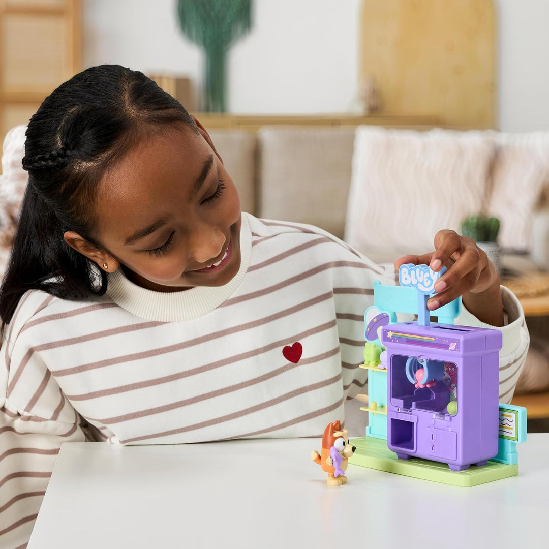 BlueY Mini-Spielset Bingos Greifautomat, enthält Bingo mit beweglichen Gelenken und Wellenreiter, ge