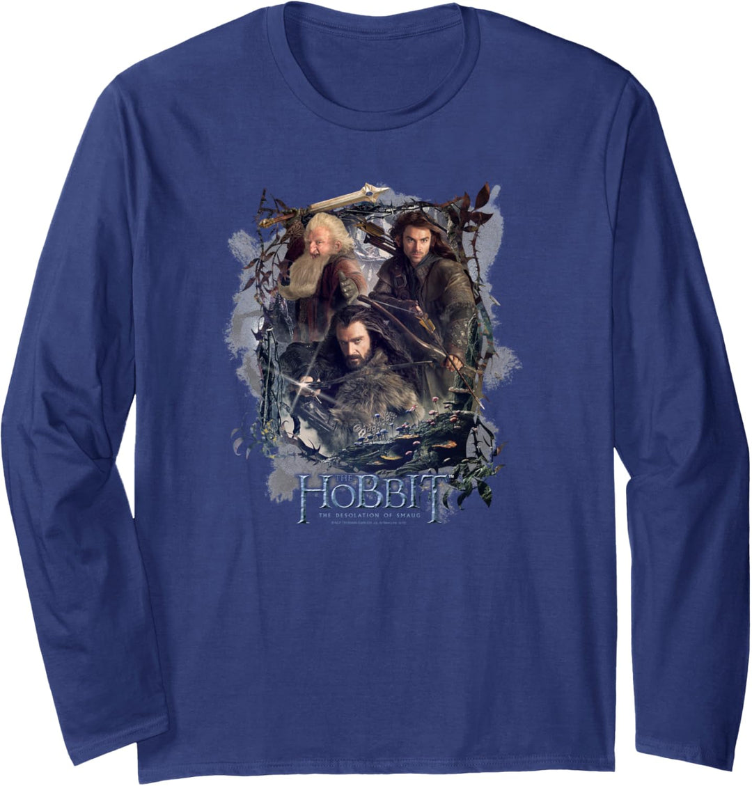 The Hobbit Three Dwarves Langarmshirt