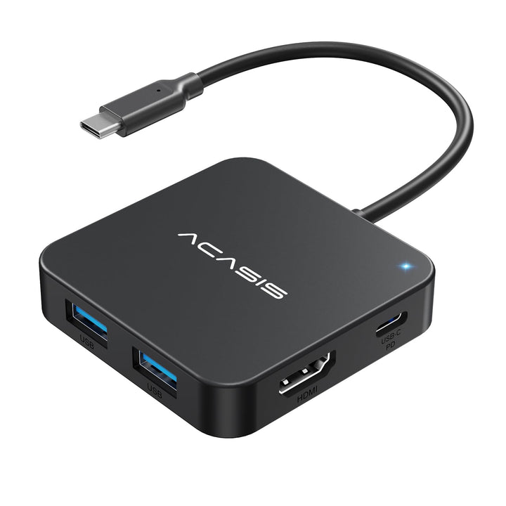 USB Hub,USB C Hub,USB Hub 3.0 mit 4K HDMI, PD 100W,3 USB A 3.0 Port,1 Type-C 3.0 Port,USB Splitter A