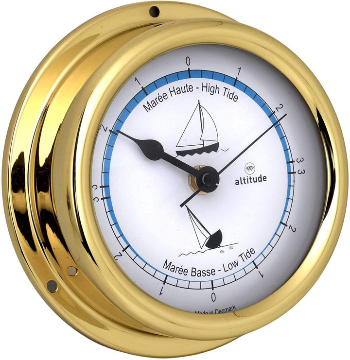 Delite 866im Altitude Schiffsuhr Tidenuhr Messing B x H: 150 mm x 42 mm