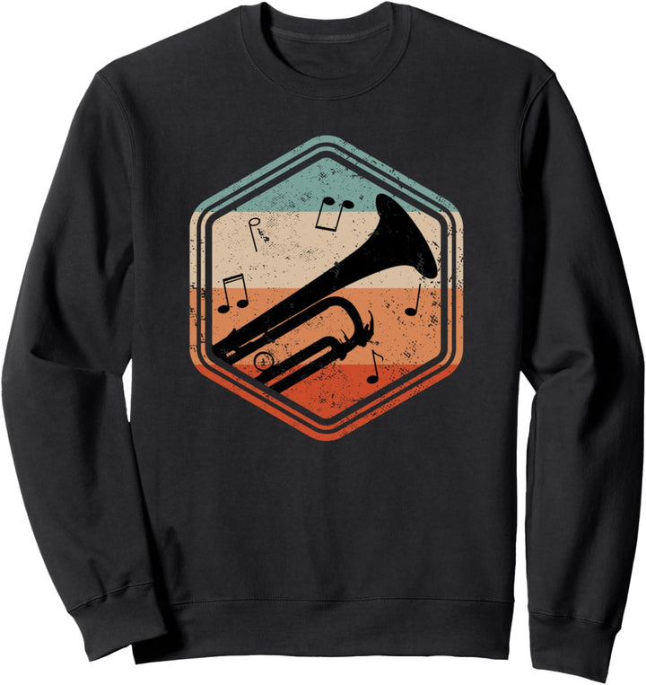 Trompete Musiker Trompeter Blasmusik Jazz Musikkapelle Sweatshirt