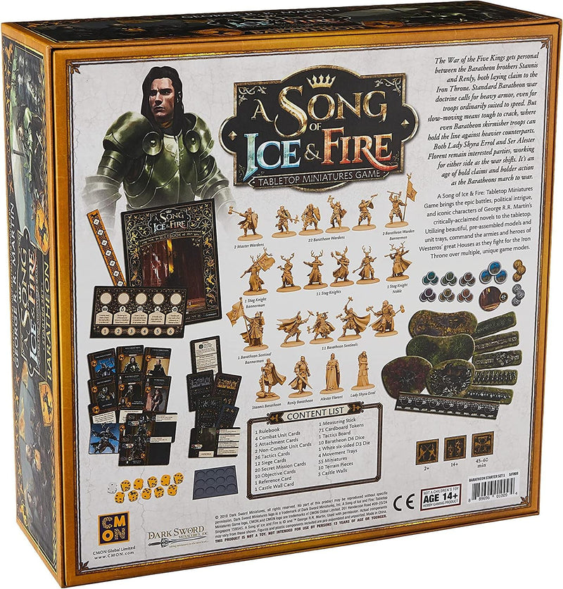 Cool Mini or Not - A Song of Ice and Fire: Baratheon Starter Set - Miniature Game