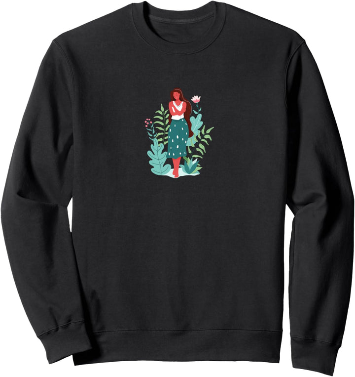 Selbstliebe Körper positive Illustration Frauen Sweatshirt