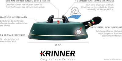 Krinner Christbaumständer Basic S, Grün