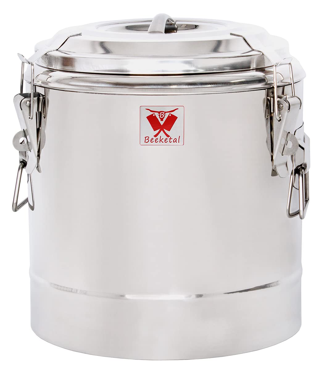Beeketal 'BTE-12A' Transport Thermobehälter 11,5 L für Speisen und Getränke, Profi Gastro Speisentra