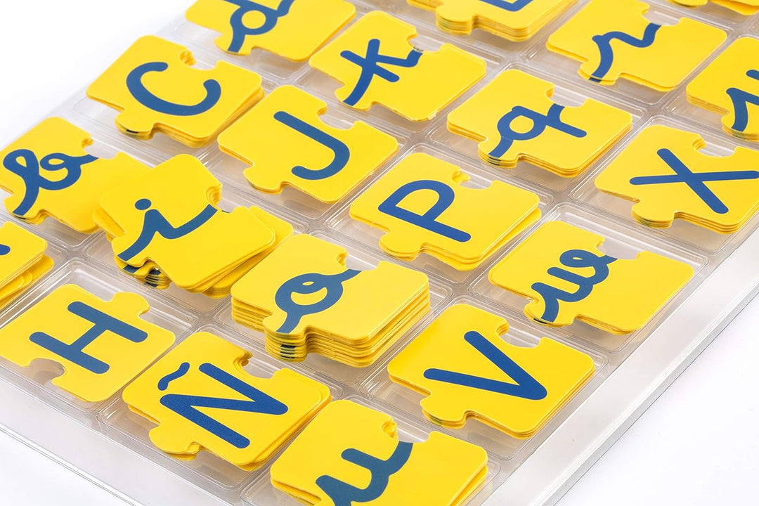 Miniland 31875 Buchstaben, Mehrfarbig, Small