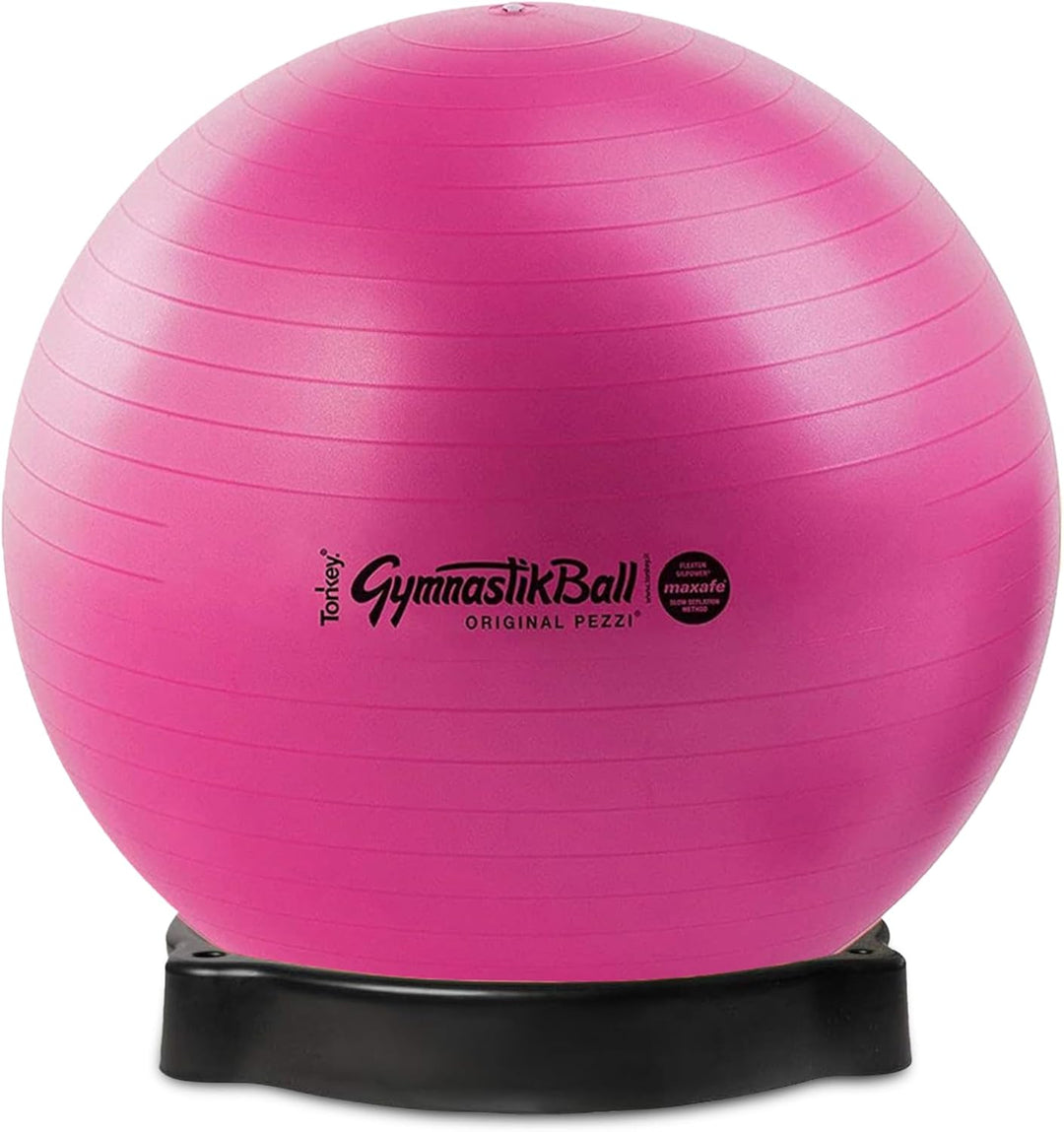 PEZZI Original Pezziball MAXAFE mit Ballschale Sitzball 75 cm Rubinrot, 75 cm Rubinrot