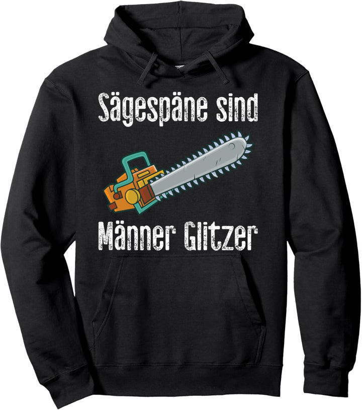 Sägespäne sind Männer Glitzer Pullover Hoodie