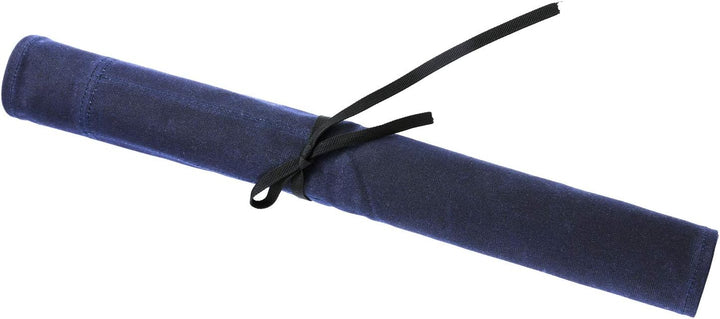 Denifiter strapazierfähiges gewachstes Segletuch, Messer-Rolltasche mit 7 Taschen, blau, Blau