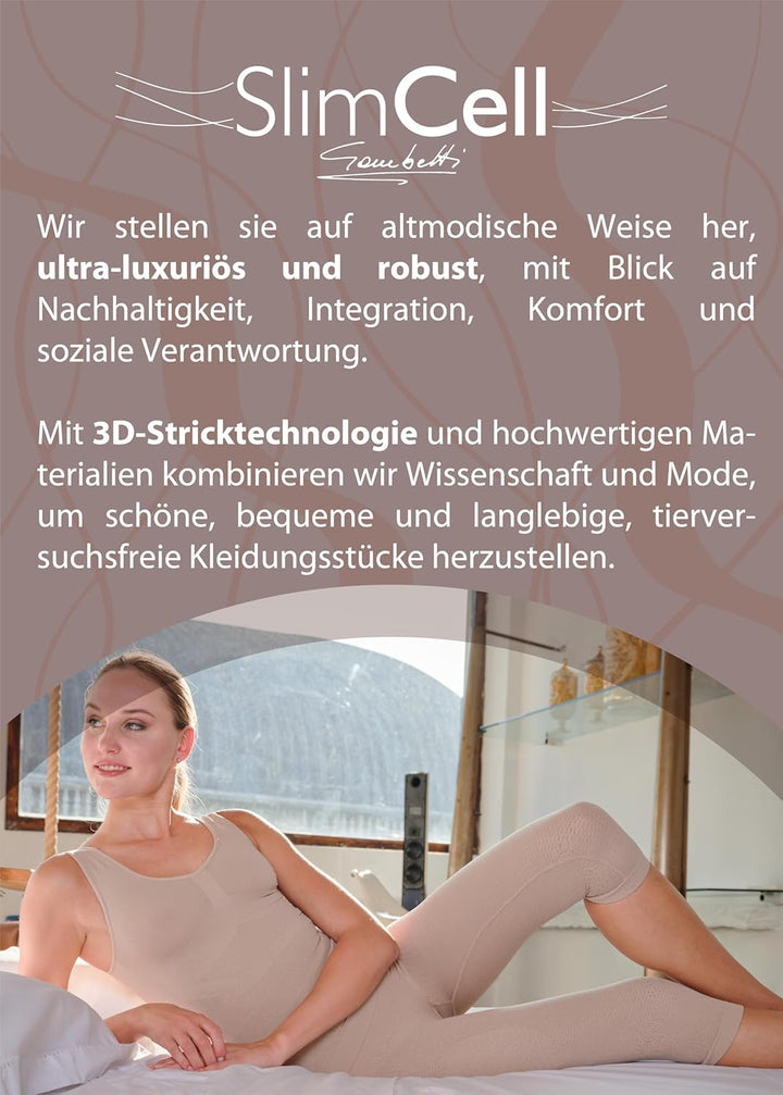 SLIMCELL Anti Cellulite Leggings Damen Draining - Shape Leggings Damen, Mikrofaser Shapewear Damen B