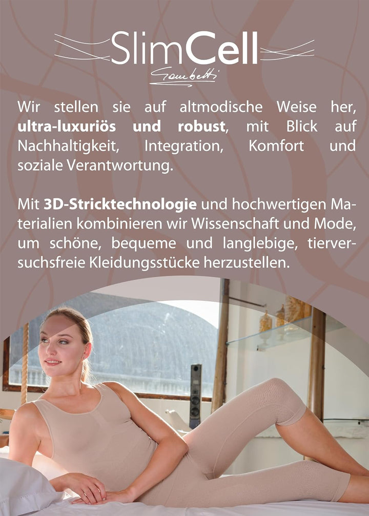 SLIMCELL Anti Cellulite Leggings Damen Draining - Shape Leggings Damen, Mikrofaser Shapewear Damen B