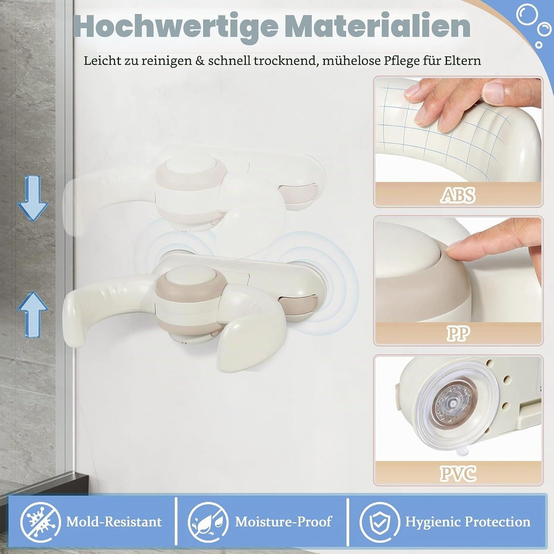Orzbow Baby Dusche Ständer, Faltbar &amp; Höhenverstellbare Baby Badewanne Stand für 6-36 Monate, Stabil