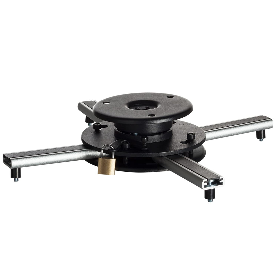 celexon Beamer-Deckenhalterung universal PS Ultraflat - Ultraflache Projektor-Halterung - 20kg Tragk