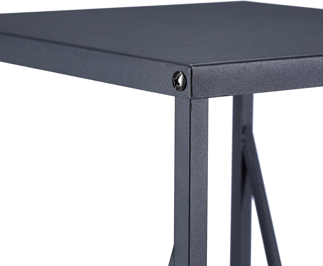 Relaxdays Kaminholzregal, Metall, HxBxT: 112x34x34 cm, Brennholzregal innen, für Feuerholz, Stapelho