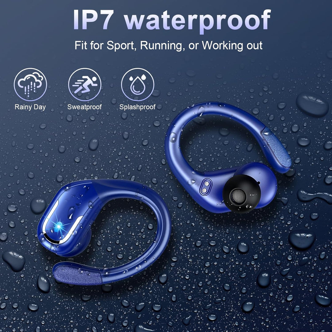 Bluetooth Kopfhörer Sport, In Ear Kopfhörer Bluetooth 5.4 mit 3D Bass HiFi-Stereo, 75Std 4 ENC Noise