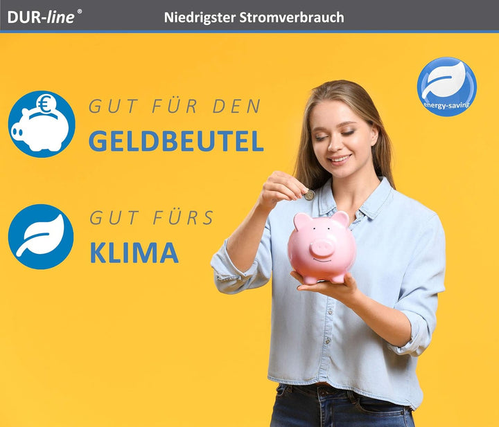 DUR-line Blue ECO Quad - Stromspar-LNB - 4 Teilnehmer - Premium-Qualität - [ Test SEHR GUT *] 4-Fach