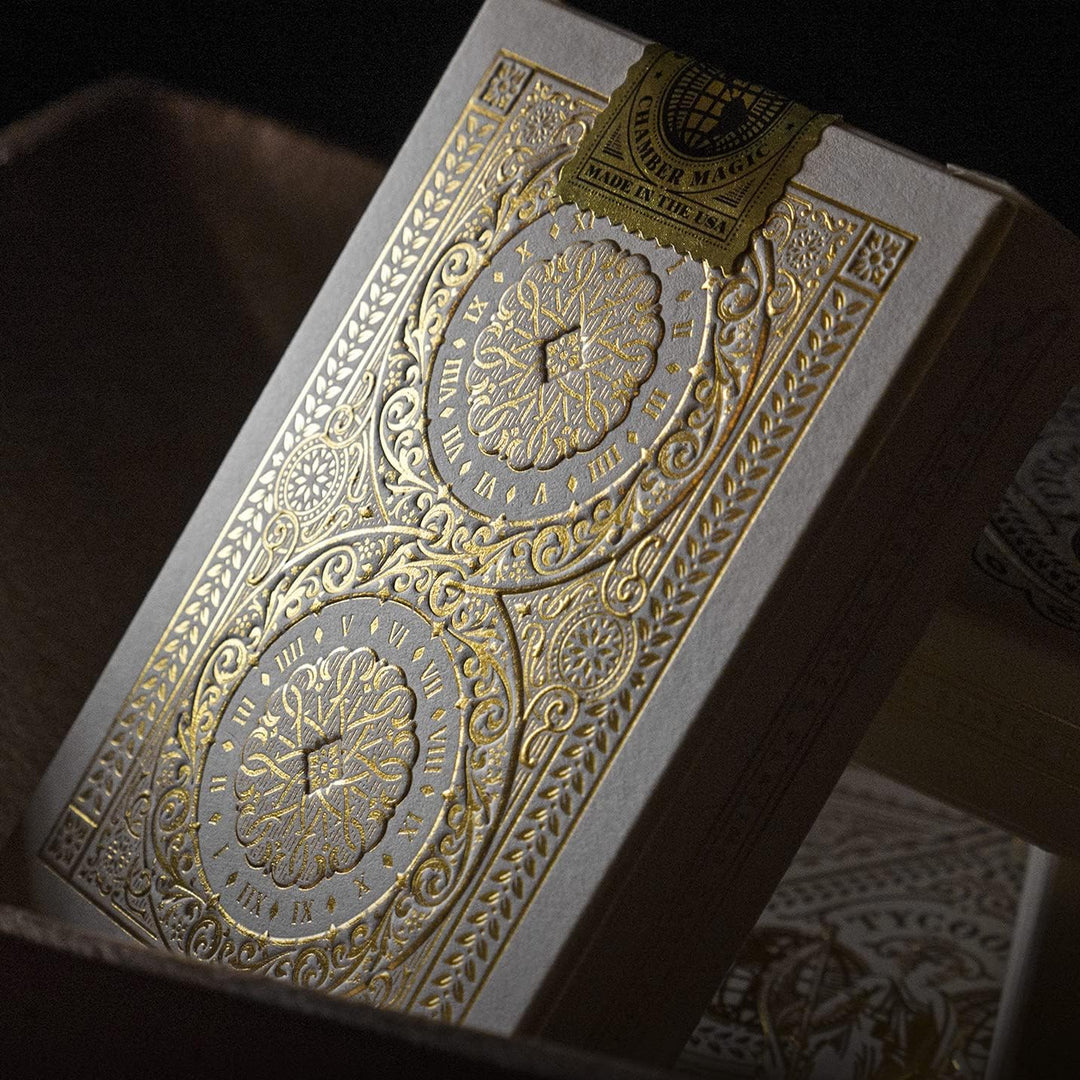 theory11 Playing Cards, Model Number: Tycoon-Ivory Spielkarten, elfenbeinfarben, Poker