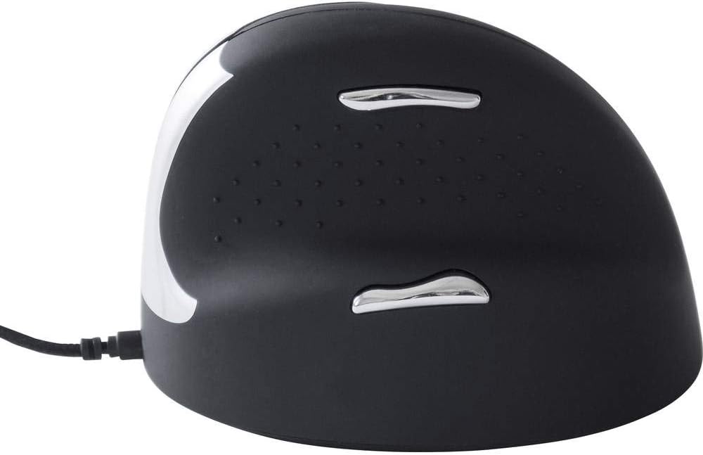 R-Go HE Ergonomische Maus mit Kabel, Vertikale Ergo Maus mit Break Software, Stilles Klicken, (USB C