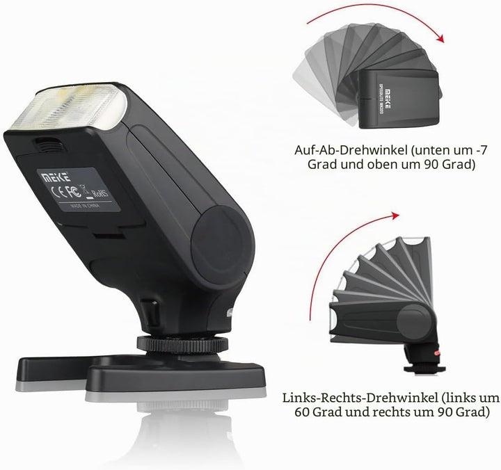 Meike MK-320S Mini TTL Speedlite Automatic Flash for Sony MI Hot Shoe DSLR and Mirrorless Cameras A7