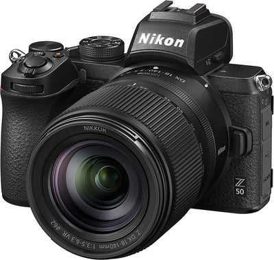 Nikon Z 50 KIT Z 18-140 VR (20.9 MP, OLED-Sucher mit 2.36 Millionen Bildpunkten, 11 Bilder pro Sekun