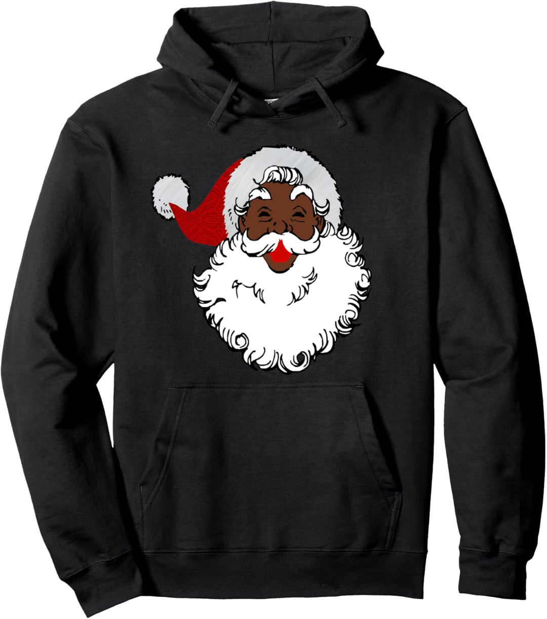 afrikanischer Weihnachtsmann schwarzer Weihnachtsmann Pullover Hoodie