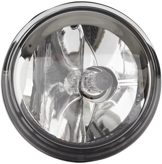 HELLA - Halogen/FF-Nebelscheinwerfer - Dynaview Evo2 - 12V - rund - Einbau - glasklare Streuscheibe