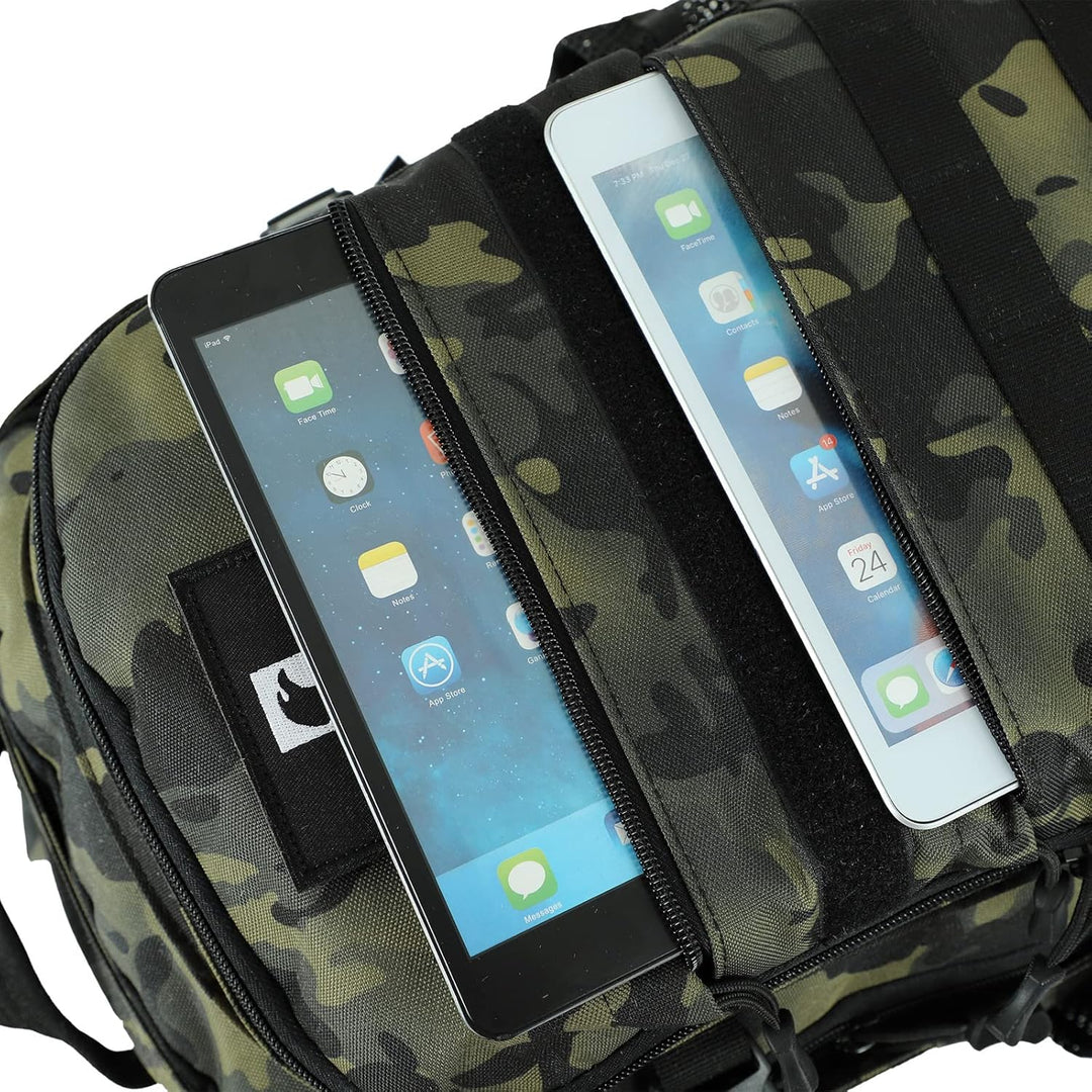 FALKENSTEJN Rucksack für Freizeit Outdooraktivitäten Schule Arbeit Multifunktionsrucksack Woodland 3