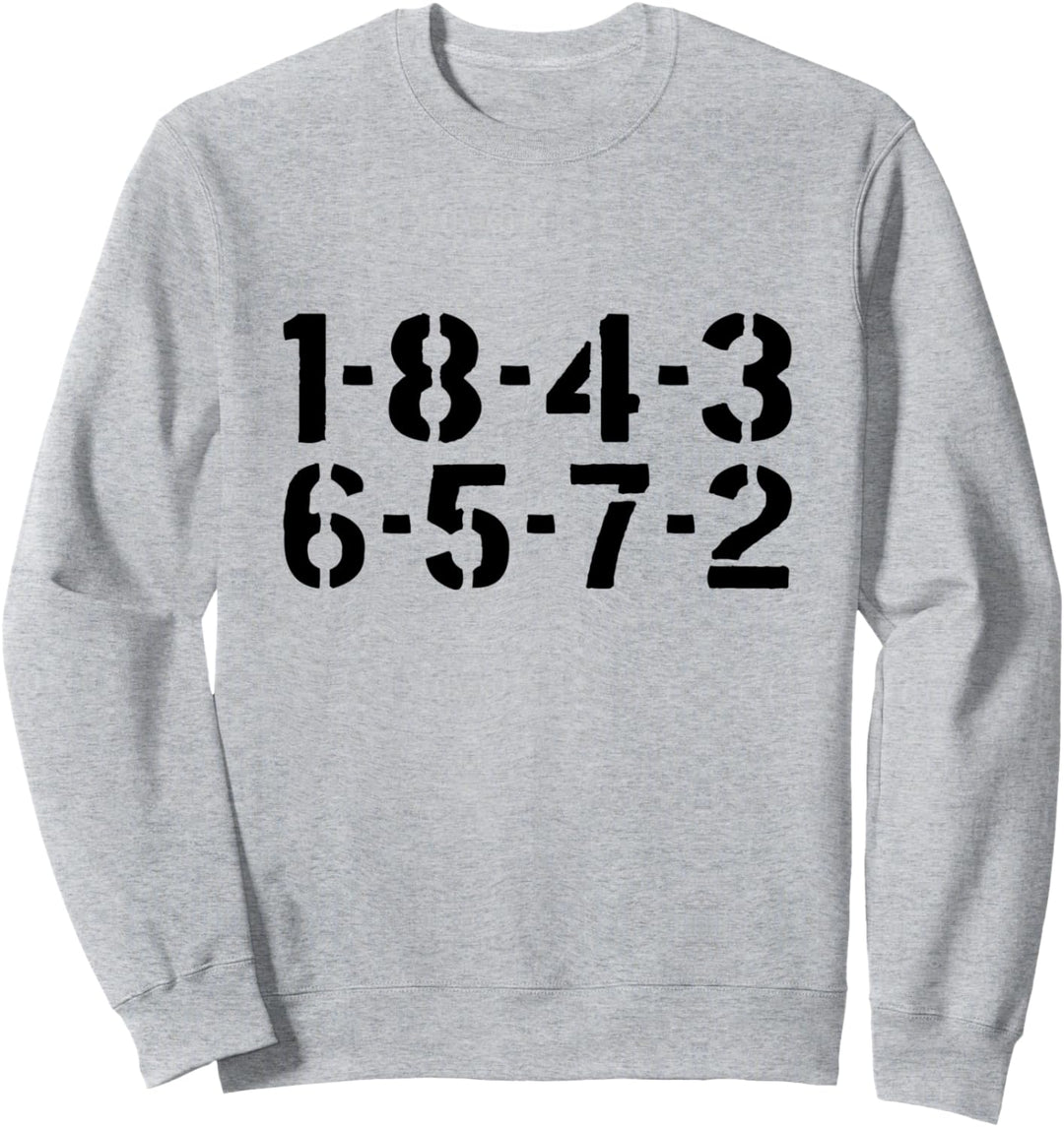 1-8-4-3-6-5-7-2 Fire Order Big Block Race Car Guy Garage Sweatshirt