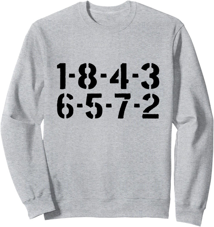 1-8-4-3-6-5-7-2 Fire Order Big Block Race Car Guy Garage Sweatshirt