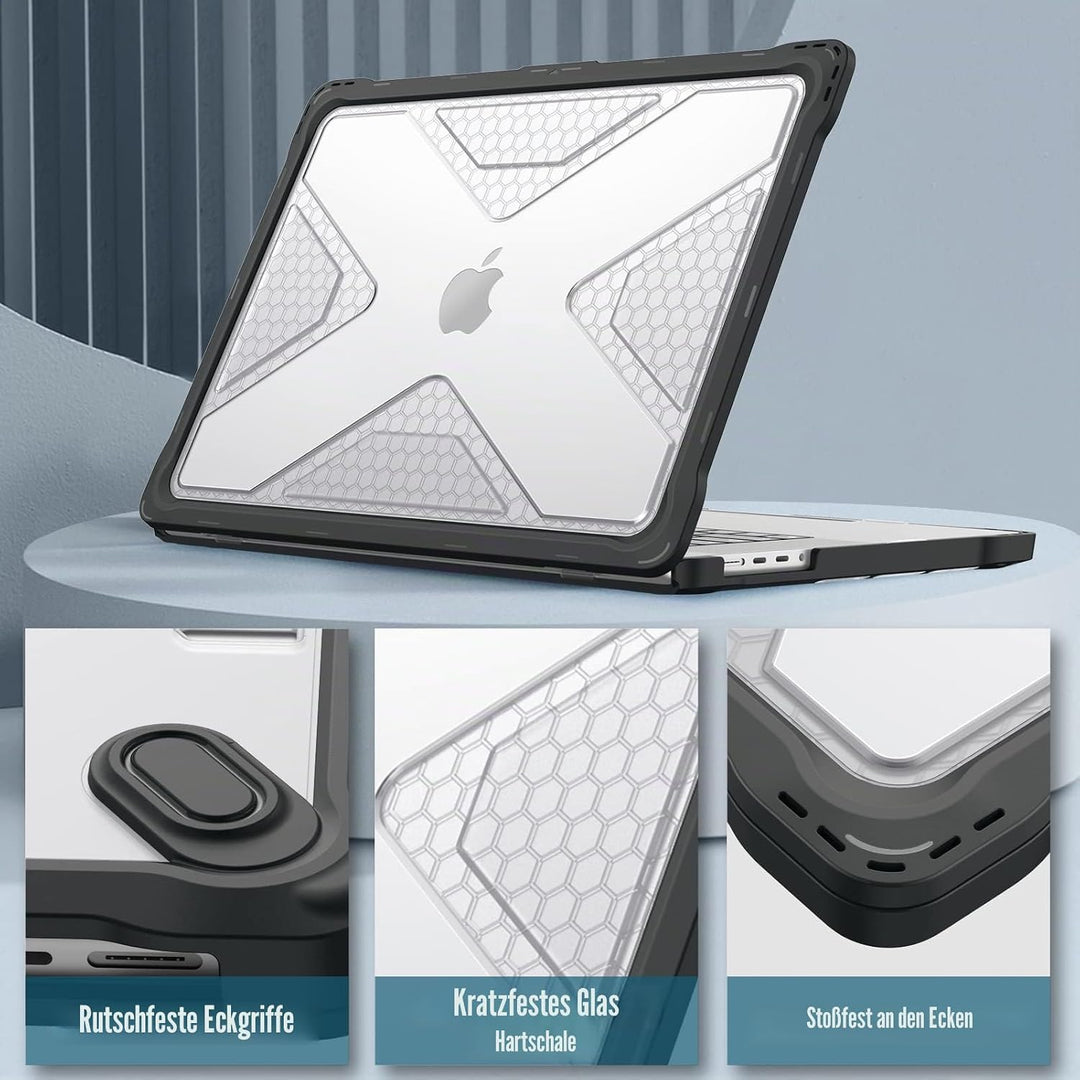 Fintie Hülle Kompatibel mit MacBook Pro 16" (2023-2021 Freisetzung) A2991 A2780 A2485 M3 M2 M1 Pro/M