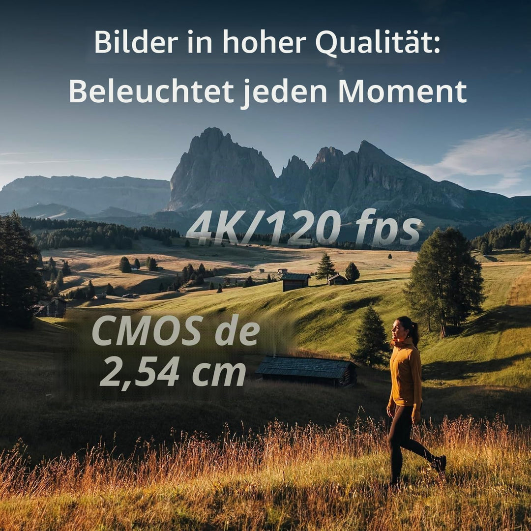 DJI Osmo Pocket 3 CMOS-Kamera mit 1 Zoll (2,54 cm) und Video 4K/120 fps, 3-Achsen-Stabilisierung, Sc