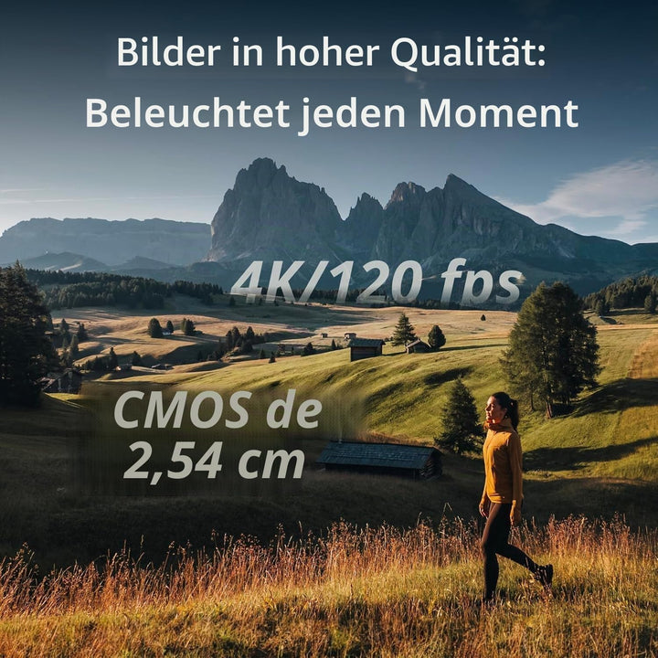 DJI Osmo Pocket 3 CMOS-Kamera mit 1 Zoll (2,54 cm) und Video 4K/120 fps, 3-Achsen-Stabilisierung, Sc