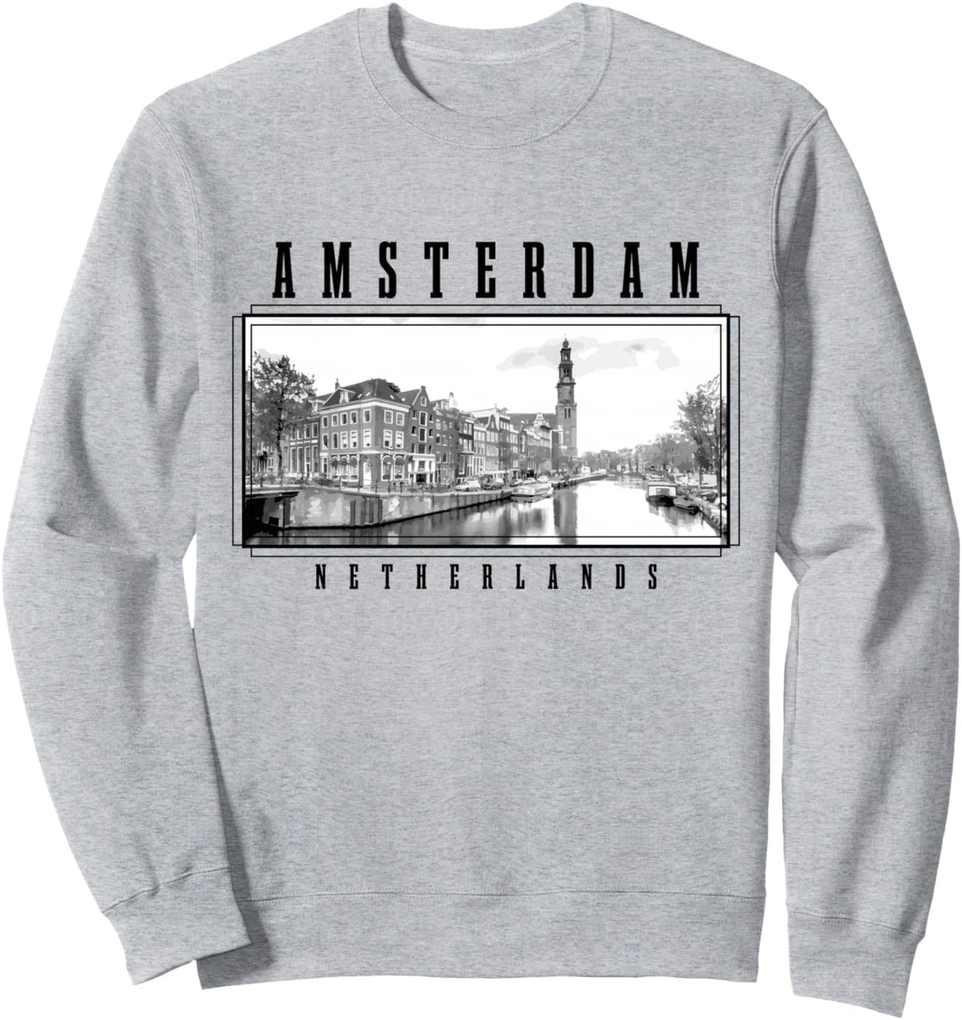 Amsterdam Niederlande Vintage Souvenir Vintage Amsterdam Sweatshirt