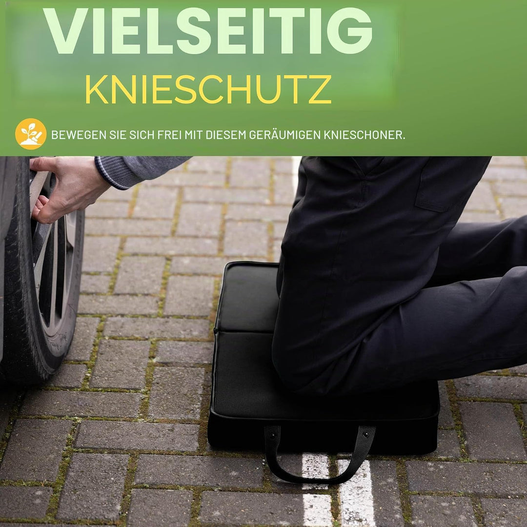 BLOSTM Extra dicke Garten-Knieunterlage – grosse, faltbare Garten-Knieunterlage mit Griffen – wasser