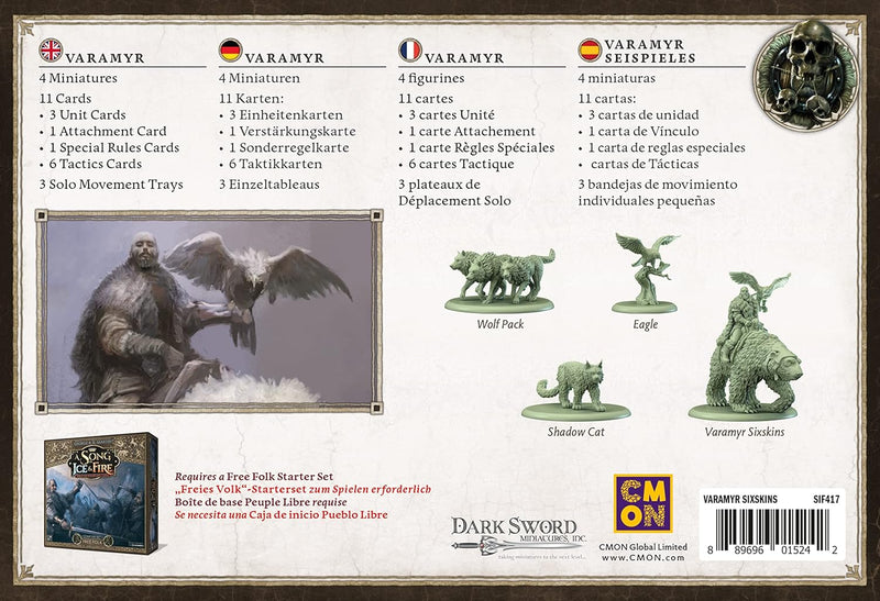 CMON | A Song of Ice & Fire – Varamyr | Erweiterung | Tabletop | 2 Spieler | Ab 14+ Jahren | 45-60 M