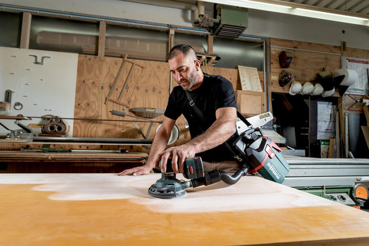 metabo Akku-Exzenterschleifer SXA 18 LTX 150 BL - 18 V, 150 mm Schleifteller-Ø - Drehzahlregelung, S