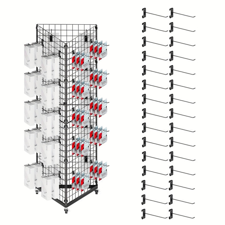 Gitter-Wandpaneele, Präsentationsständer – 55,9 x 167,6 cm, dreieckig, für Verkaufsveranstaltungen m