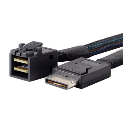 NFHK OCuLink PCIe PCI-Express SFF-8611 4i auf SFF-8643 SSD-Datenkabel, aktiv, 50 cm, NF-SF-020-0.5M